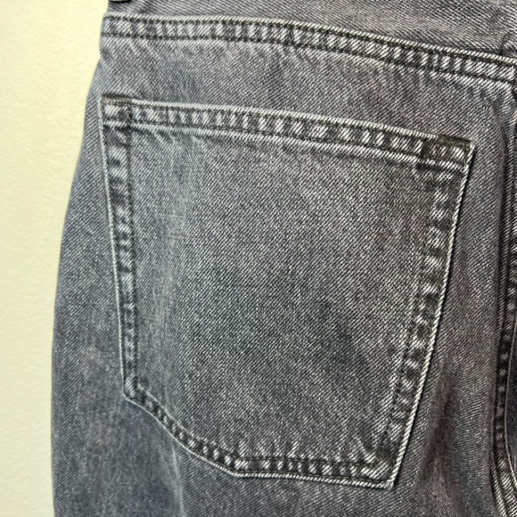 Everlane Women's The Curvy 90s Cheeky Straight Jeans Black Denim Button Fly  27R - Picture 11 of 11